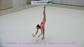 DJM 2019 in Bremen  QualiJLK 12Katja TenenbaumKeulenTSG Tübingen [upl. by Ellehcar]