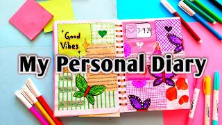 Simple Way To Decorate Diary  Journal Writing [upl. by Arvid]