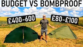 OEX Phoxx II vs Terra Nova Southern Cross 1 comparison  Budget wild camp tent vs four season tent [upl. by Laidlaw]