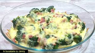 BROCCOLI GRATINAT  Reteta usoara si sanatoasa [upl. by Bysshe577]