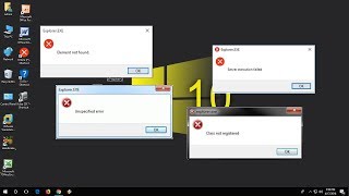How to Fix All ExplorerExe Errors in Windows 1078 [upl. by Simaj]