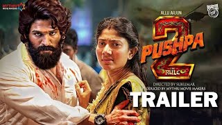 Pushpa 2 Trailer  Out  Full Movie Story  Allu Arjun Hindi Movies new 2023 Update [upl. by Ainyt907]