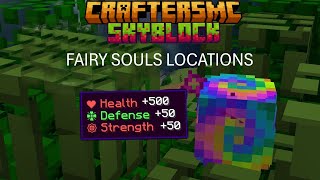 fairy souls in craftersmc skyblock  all fairy souls locations in craftersmc skyblock [upl. by Sabanrab109]