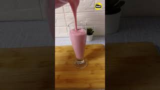 Ultimate Strawberry Banana Smoothie in 15 Seconds manogyanmagazine summerdrink icecream [upl. by Gahan]