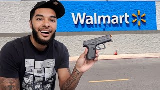 Buying Smallest GLOCK from Walmart 🔫 [upl. by Eadie537]