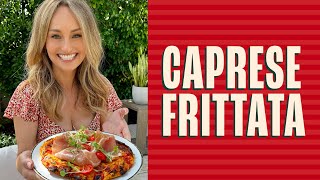 Giadas Caprese Frittata Brunch Recipe [upl. by Llenrep]