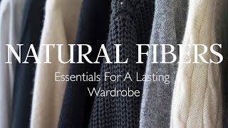 The Best Fabrics For Your Wardrobe  Natural Fiber Guide [upl. by Antonio]