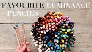 My Top 30 Caran dAche Luminance Coloured Pencils for a Landscape amp Nature Palette [upl. by Yendys]