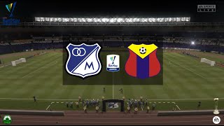 MILLONARIOS vs PASTO  LIGA BetPlay IDA  EA Sports  PSD1EZ [upl. by Adlay19]