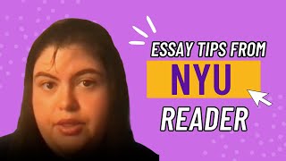 The Common Application Essay Tips From A Former NYU Application Reader [upl. by Sisson]