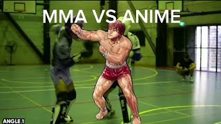 MMA Vs ANIME Jeff Chan vs Baki Hanma [upl. by Angele]