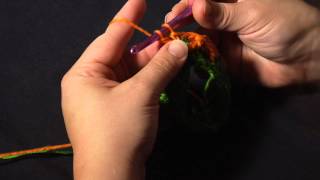 How to Crochet Basics of the Diamond Crochet Cowl and fptrc2tog [upl. by Arney438]