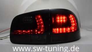 SWLight LED Rückleuchten für VW Touareg 7L Black Smoke SWTuning [upl. by Docilu]