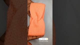 Crochet headband for beginners tutorialtwisted earwarmer crochet pattern shorts [upl. by Fabron]