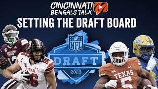 Setting Cincinnati Bengals Draft Board LIVE  Who Will They Take [upl. by Sharai]