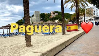 Paguera ❤️ am Abend 🌅 Mallorca best Place 🇪🇸 Boulevard ❤️ Tora amp Palmira Beach 🌴viele Touris 🏖️ [upl. by Zetnom]