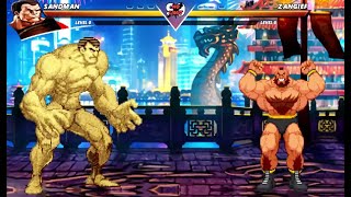 SANDMAN vs ZANGIEF  Highest Level Insane Fight‼️ [upl. by Namie]