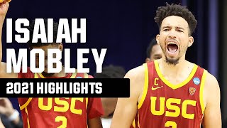 Isaiah Mobley 2021 NCAA tournament highlights [upl. by Trebma]