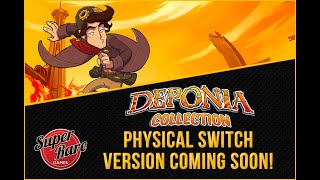 Deponia Collection  Nintendo Switch trailer 👉💬 Super Rare Games [upl. by Atteloc]