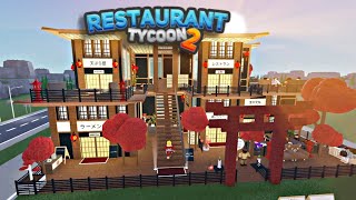 Restaurant Tycoon 2  Japanese Style Restaurant Tutorial  Roblox [upl. by Eniamsaj]