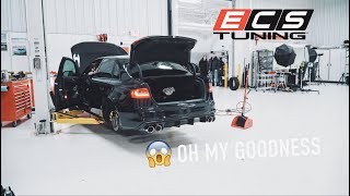 I WENT TO ECS TUNING FOR THIS LOUD EXHAUST [upl. by Nomrej55]