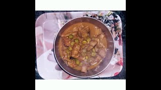 MATAR MUSHROOM CURRY [upl. by Kutzenco]