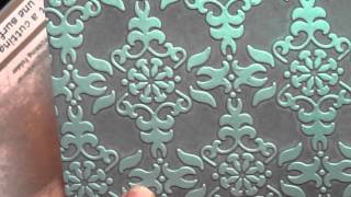 Brayer inside embossing folder [upl. by Lisab]