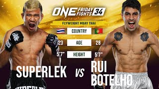 Muay Thai Masterclass 👊🔥 Superlek’s Insane Aggression Against Botelho [upl. by Ratha]