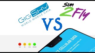 Gigsky vs SIM2Fly  Travel eSIM comparison  Best Asian Plan [upl. by Tichon767]