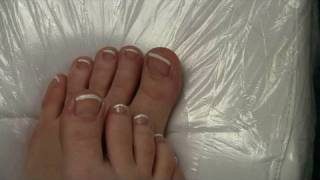 How to do own pedicure home pedicure french pedicure [upl. by Tsirhc329]