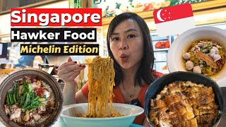 9 MUST TRY SINGAPOREAN STREET FOOD  MICHELIN BIB GOURMAND 2022  HAWKER Center Tour [upl. by Tate338]