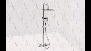 How to install the thermostatic shower mixer set [upl. by Guillaume590]