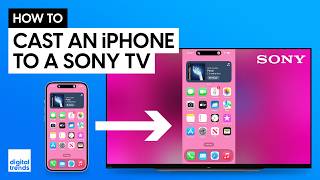 How to Screen Mirror or Cast iPhone to Sony TV [upl. by Adin]