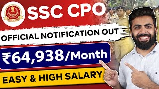 SSC CPO Vacancy 2023  Latest Job Vacancy 2023  SSC CPO Syllabus Age Limit Eligibility Exam Date [upl. by Eceinert835]