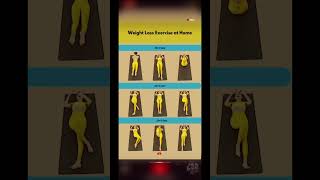 weight loss exercises at homeyoga weightloss fitnessroutine short ytshorts [upl. by Tseng]