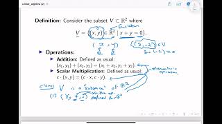 Subspaces Examples and Properties Linear Algebra [upl. by Hana758]