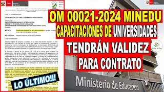 ✅OFICIO MÚLTIPLE 000212024 𝐂𝐀𝐏𝐀𝐂𝐈𝐓𝐀𝐂𝐈𝐎𝐍𝐄𝐒 𝐃𝐄 𝐔𝐍𝐈𝐕𝐄𝐑𝐒𝐈𝐃𝐀𝐃𝐄𝐒 𝐒𝐈 𝐓𝐄𝐍𝐃𝐑Á𝐍 𝐕𝐀𝐋𝐈𝐃𝐄𝐙 𝐏𝐀𝐑𝐀 𝐂𝐎𝐍𝐓𝐑𝐀𝐓𝐎 𝐃𝐎𝐂𝐄𝐍𝐓𝐄 [upl. by Iadrahs]