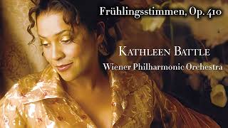 Frühlingsstimmen Op 410 Kathleen Battle Wiener Philharmonic Orchestra ワルツ 春の声 作品410 [upl. by Olathe642]