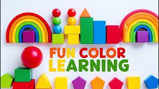 The Colors Song for kids  Colors for Kids  Preschool Learning for Children [upl. by Arita]