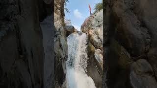 Gavi sidhi lingeshwar temple waterfall waterfall trending shortsviralvideo youtubeshortswater [upl. by Lletram]