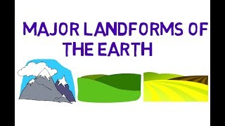 Geography l Major Landforms of the Earth l 6th Chapter l NCERT l 6th Class  UPSC CSEIAS [upl. by Nareik120]