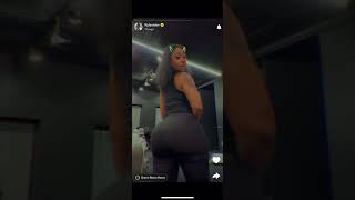 Ari Fletcher TWERKING on Snapchat [upl. by Yaffit]