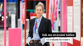 Jak na vázání šátku s Lenkou Kermes [upl. by Aillimac156]