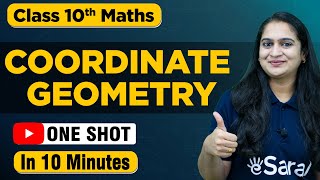 Coordinate Geometry One Shot Revision in 10 Minutes  Class 10 Math Chapter 7  NCERT  eSaral [upl. by Stanislas]