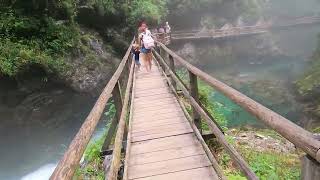 Vintgar Gorge Walk in 4k  Slovenia  Amazing hidden gem near Lake Bled that you have to check out [upl. by Ahsiri]