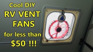 Cool DIY RV Vent Fans for Under 50 [upl. by Mellie]