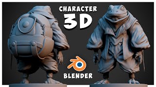 Master 3d Sculpting In Blender A Stepbystep Character Creation Tutorial [upl. by Whiting820]