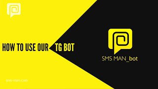 How To Use SMS MAN Bot in Telegram [upl. by Celene]