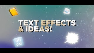 Text Effects for edits  on FM [upl. by Ayortal]