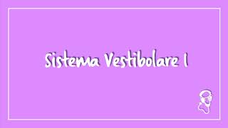 Sistema Vestibolare I [upl. by Denver]